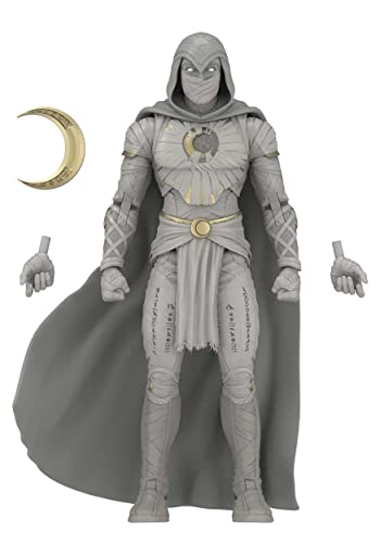 Marvel Legends Series Disney Plus Moon Knight MCU Series Action Figure 6-inch Collectible Toy, Includes 4 Accessories