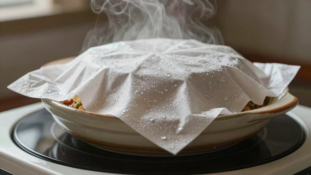 add moisture and cover