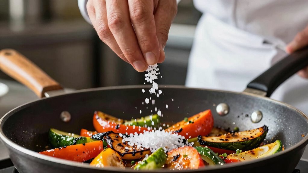 adjust salt timing for flavor