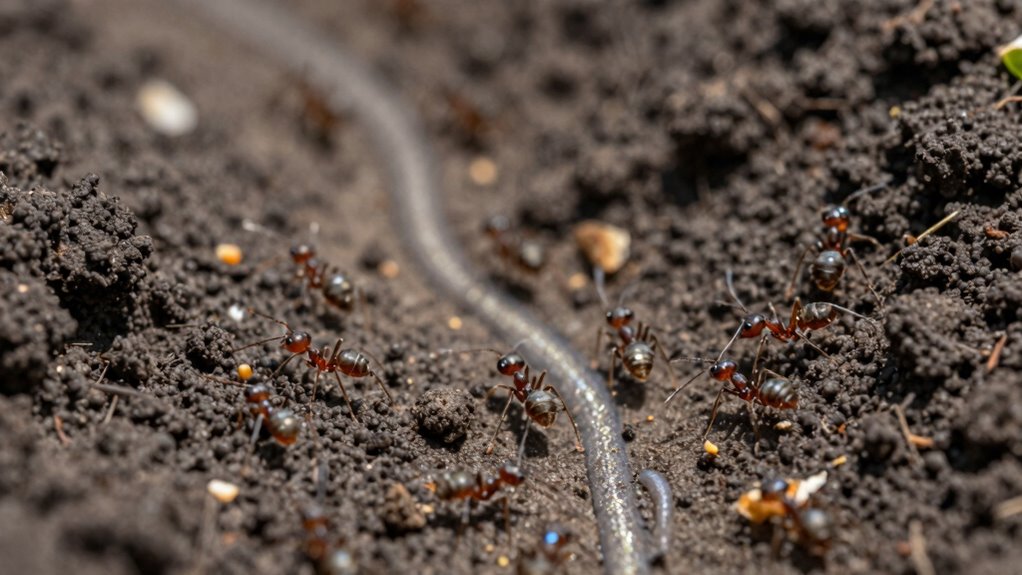 ants follow reinforcing pheromone trails