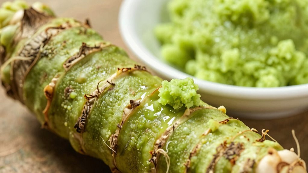 authentic wasabi enriches flavor