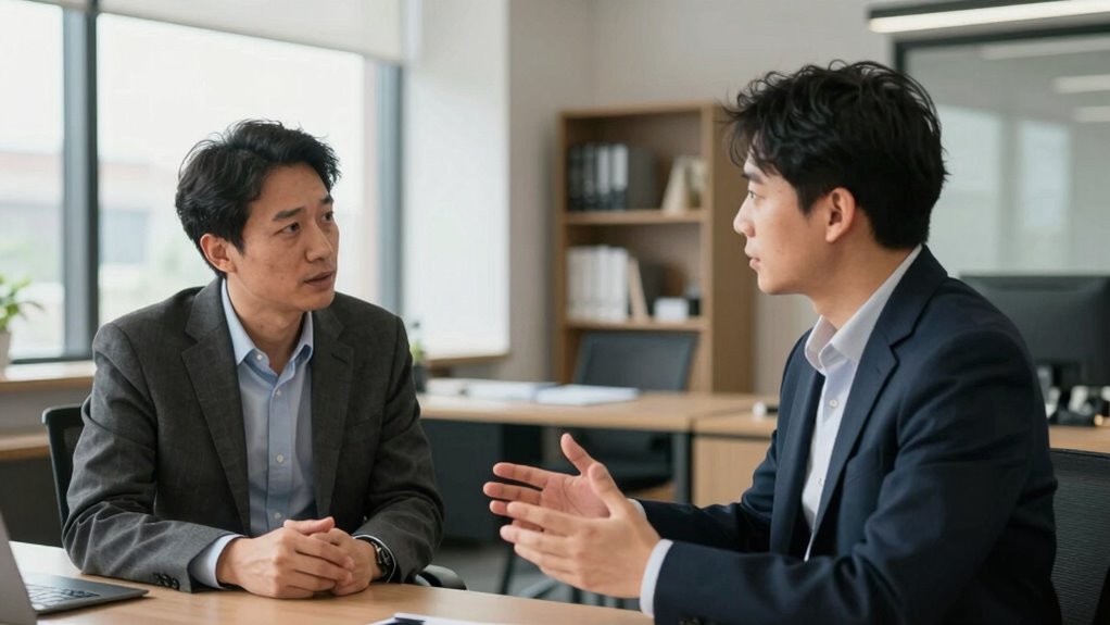 avoid interrupting and validate