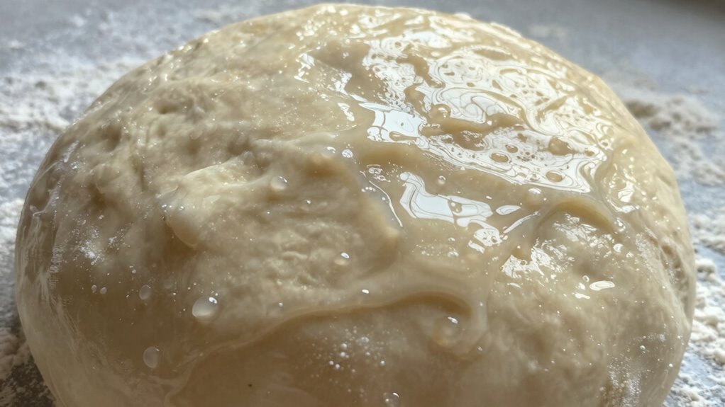 avoid overworking high hydration dough
