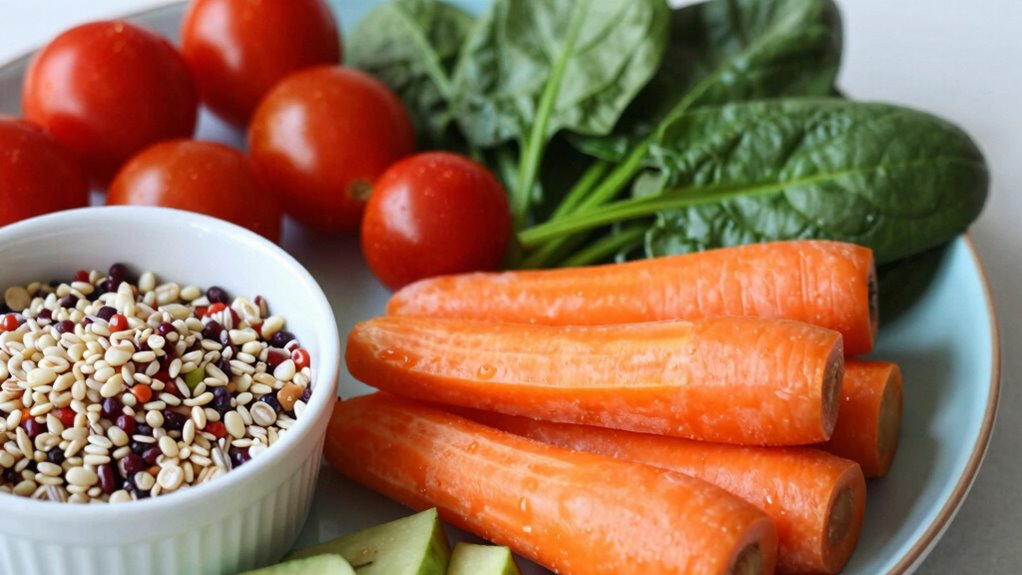 balance carbohydrates with proteins