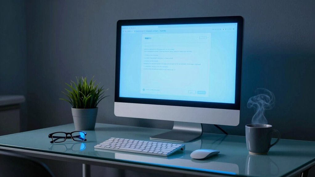 blue light reduces screen fatigue