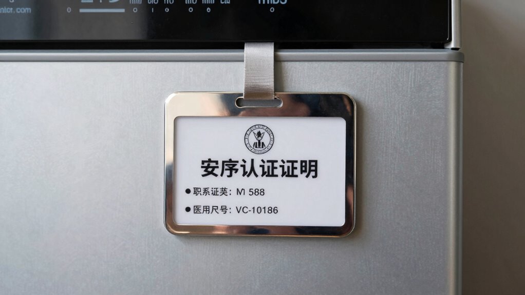 certification ensures safe products