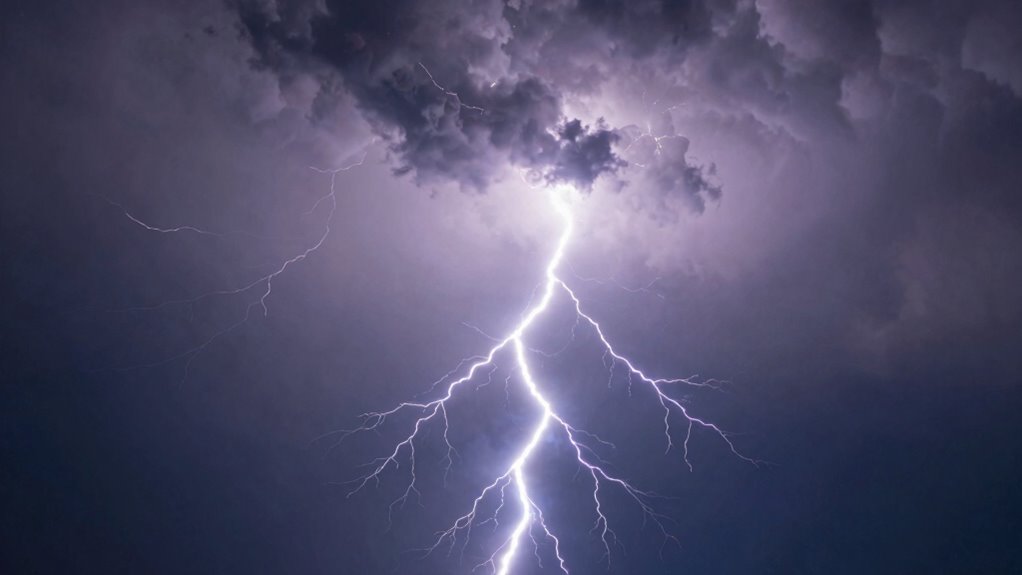 charge separation causes lightning