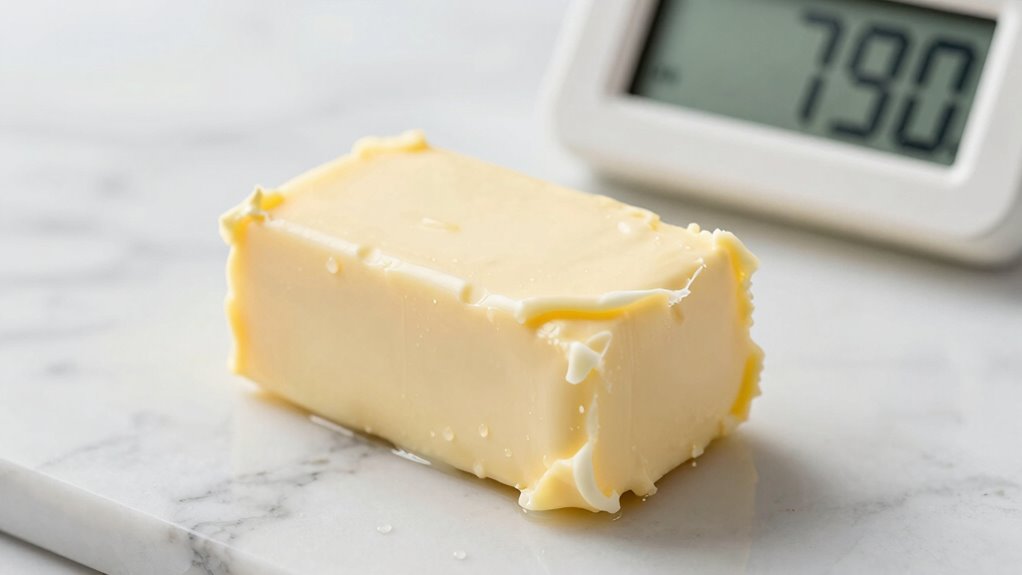 check butter temperature consistency