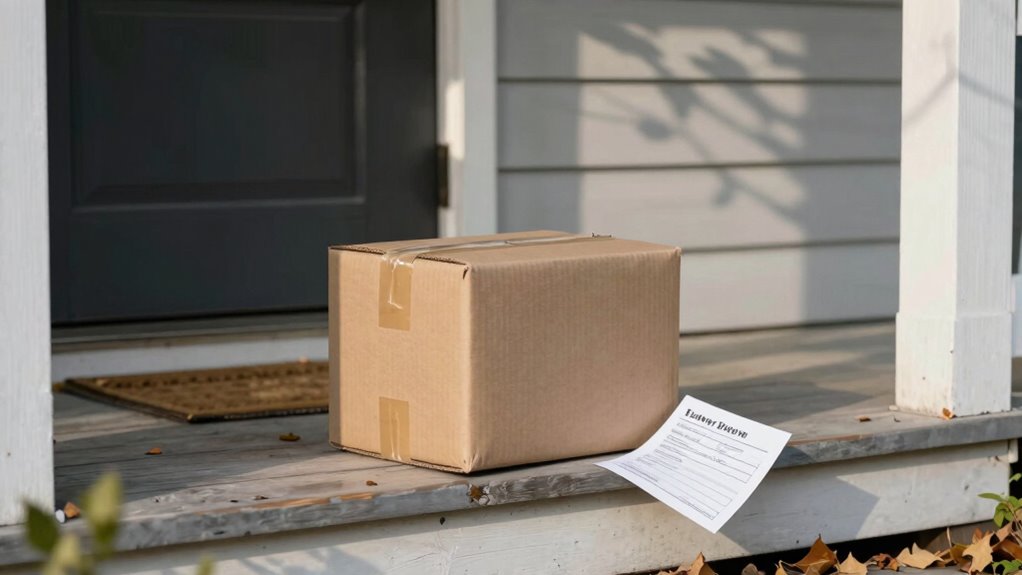 check delivery status carefully