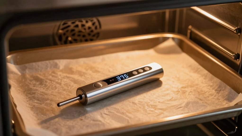 check oven with thermometer