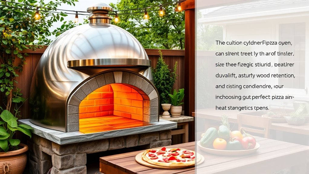 choosing the right outdoor pizza oven
