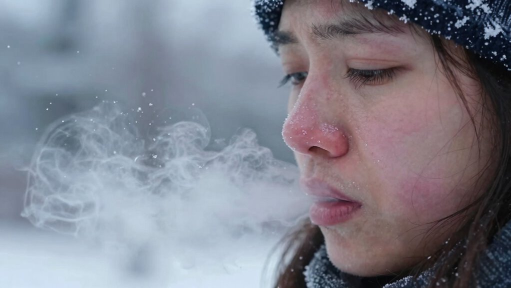 cold air triggers airway constriction