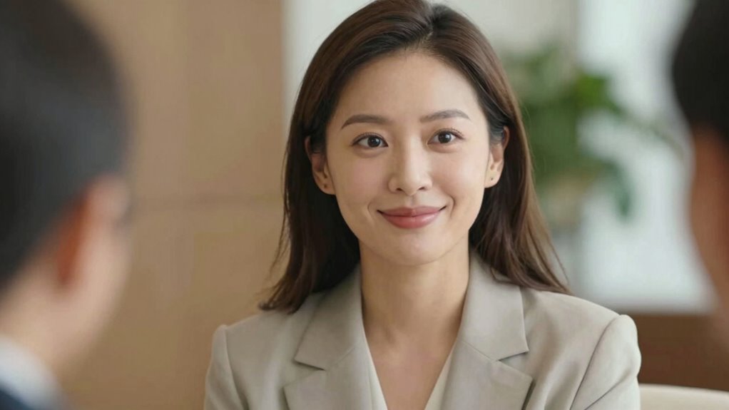 confident clear calm speech