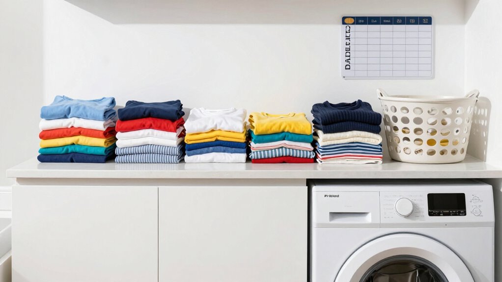 consistent laundry routine planning