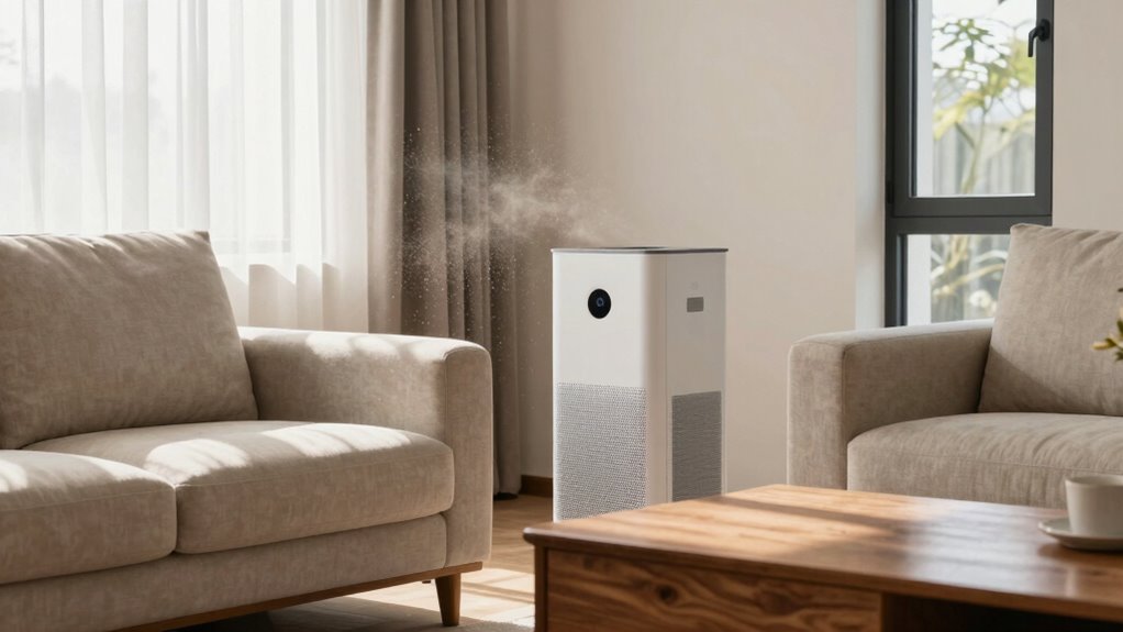 continuous airborne dust accumulation