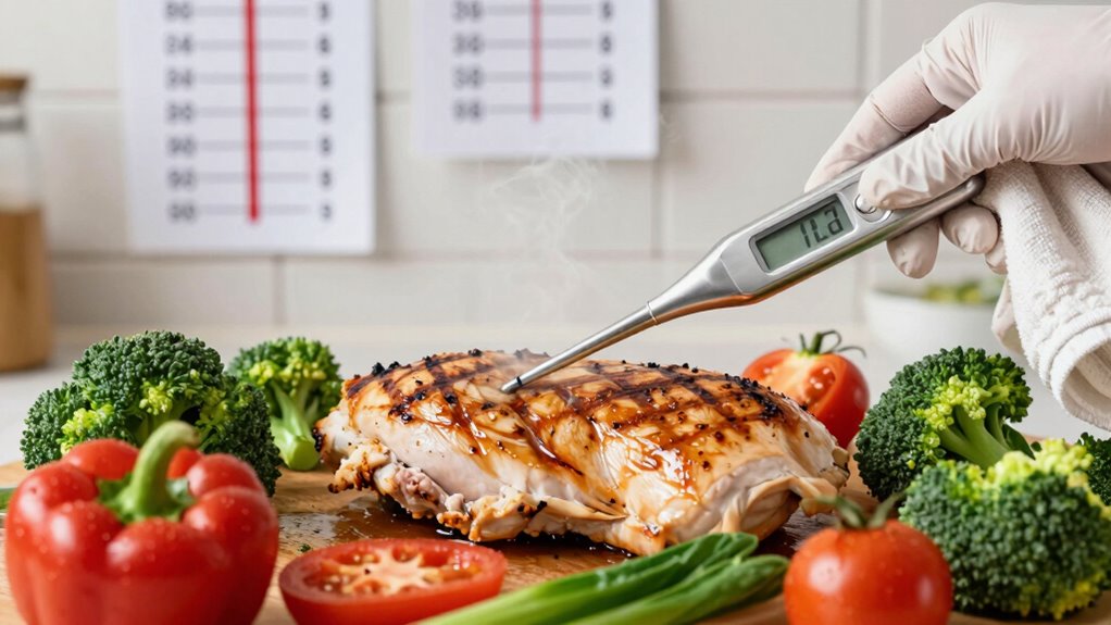 cook meats to safe temperatures