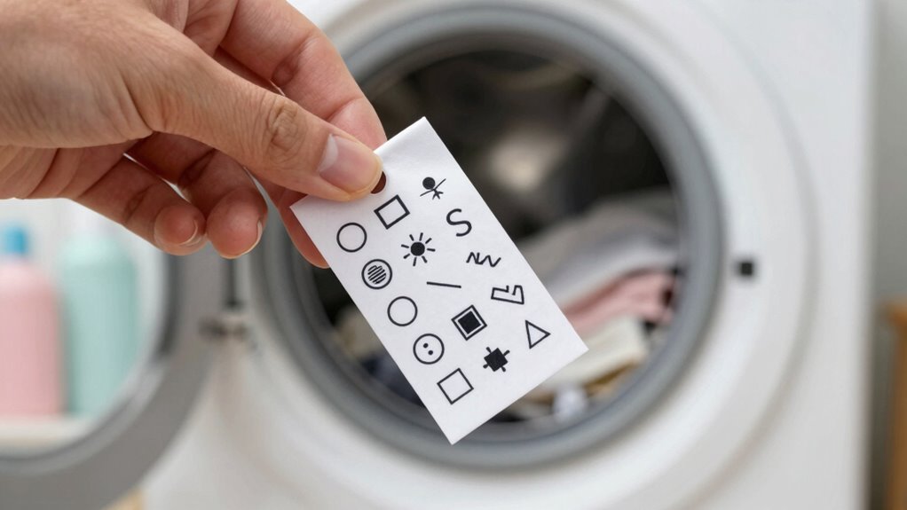 decipher laundry symbols carefully
