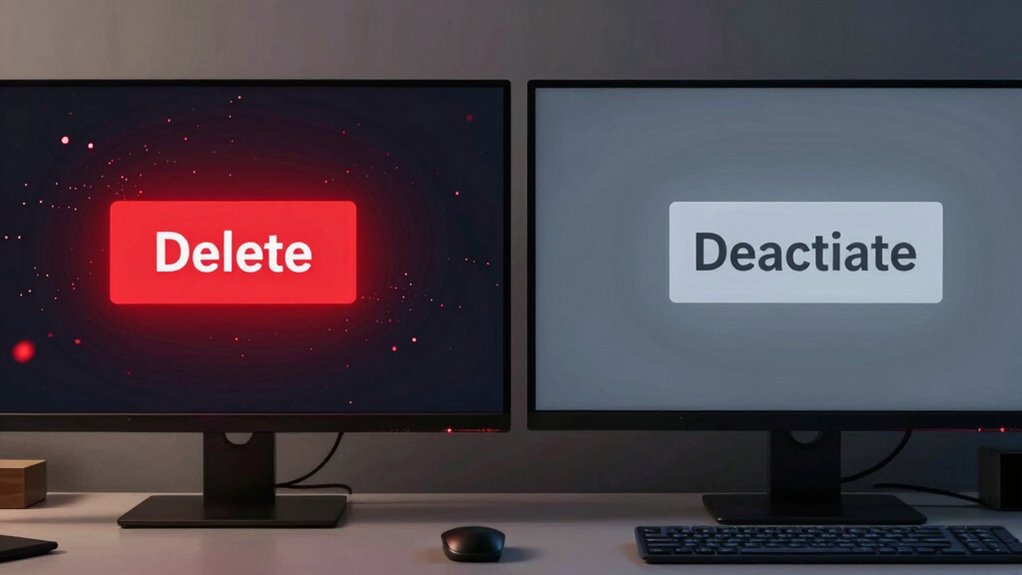 delete vs deactivate privacy