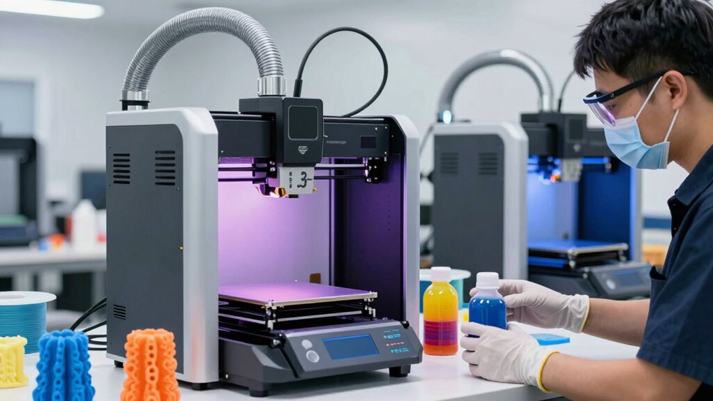 ensure proper resin ventilation