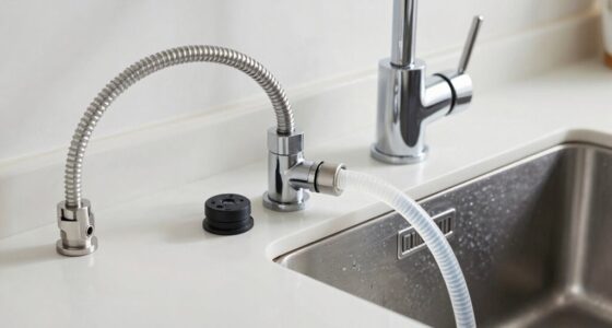 faucet adapters and drainage