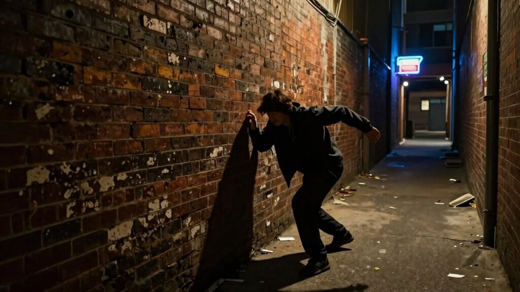 find safe spot quickly