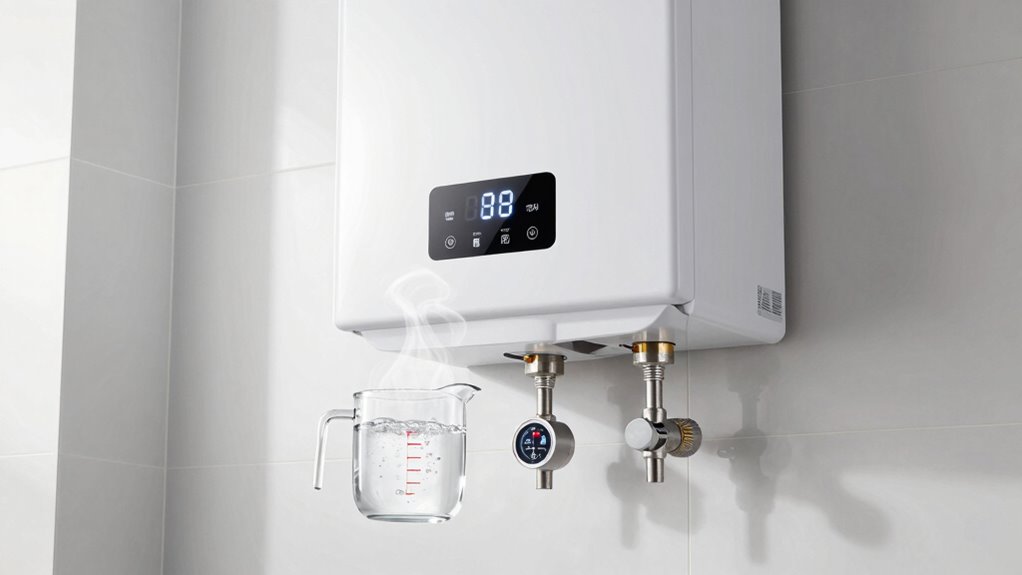 flow rate temperature rise
