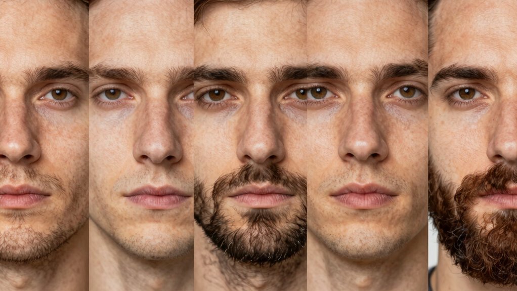 genetic influence on facial hair
