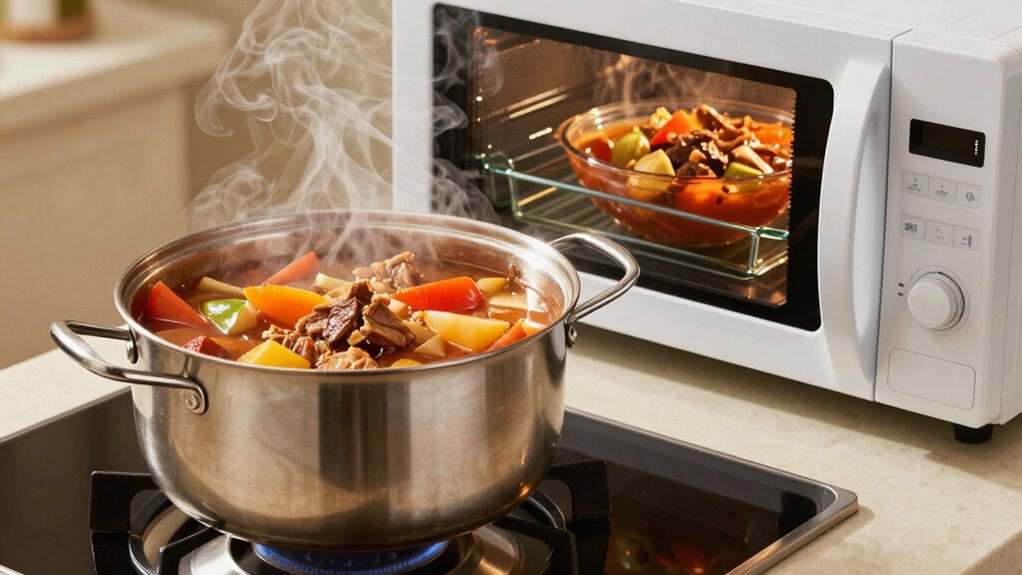 gentle heat stir often