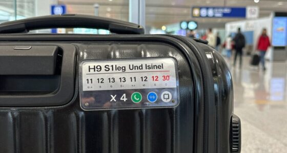 global luggage size standards
