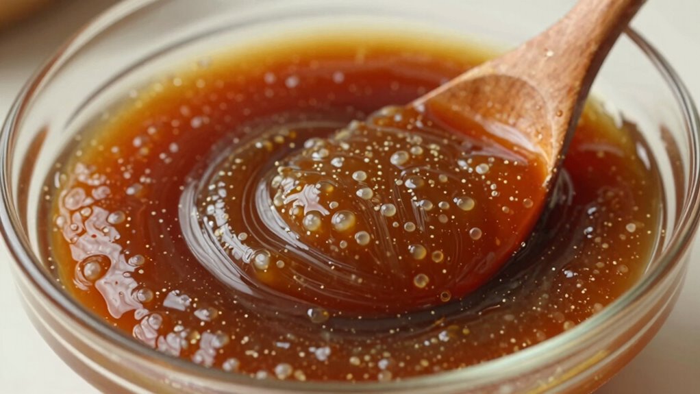 gradually add starch stir