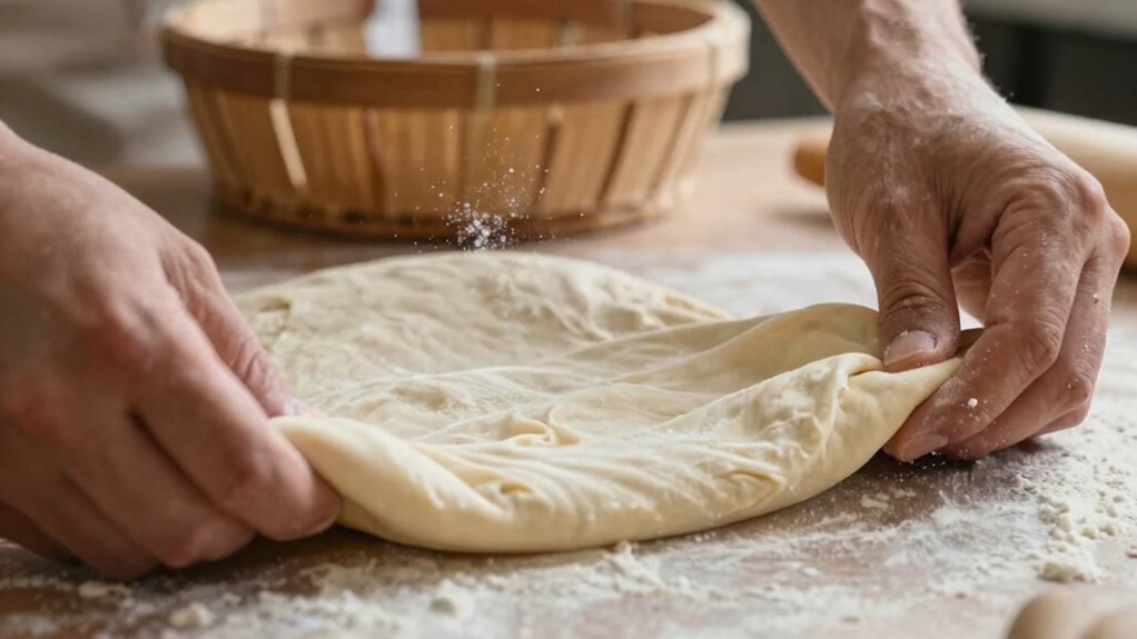 handle dough gently consistently
