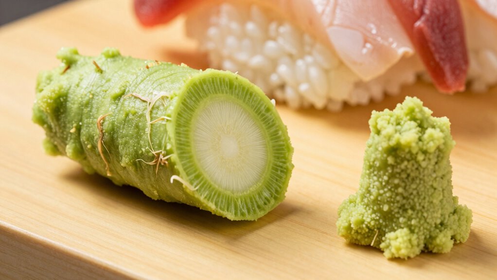 identify authentic wasabi