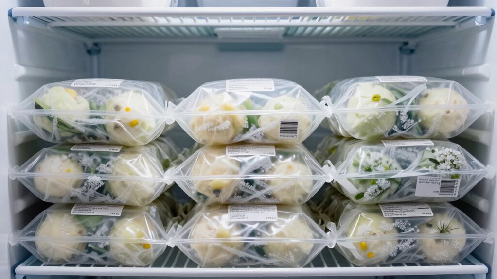 identify freezer burn signs