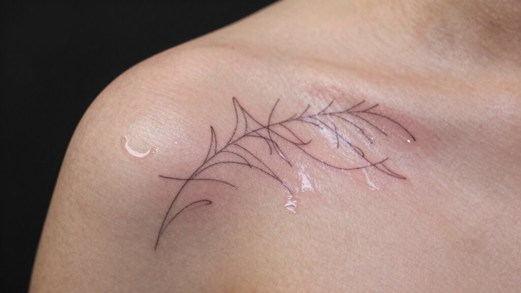 initial tattoo healing process