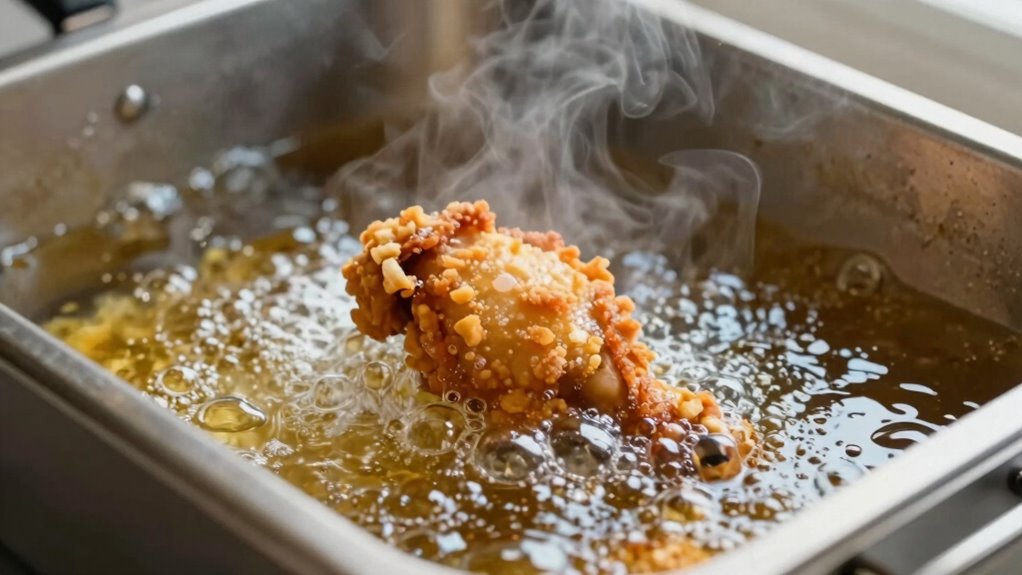 maintain consistent frying temperature