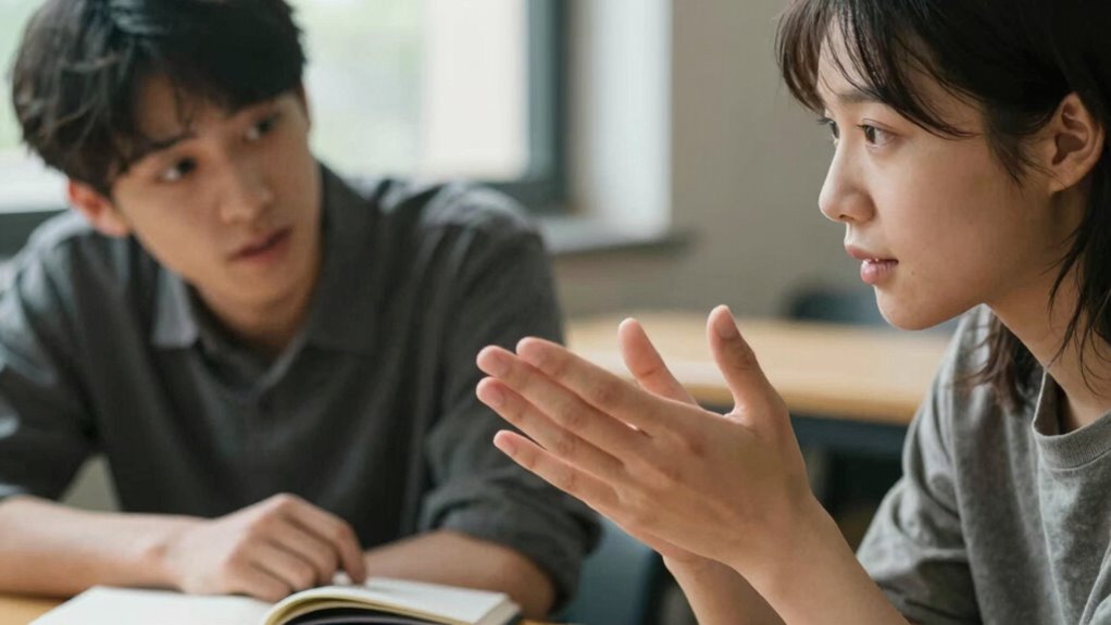 maintain eye contact attentively