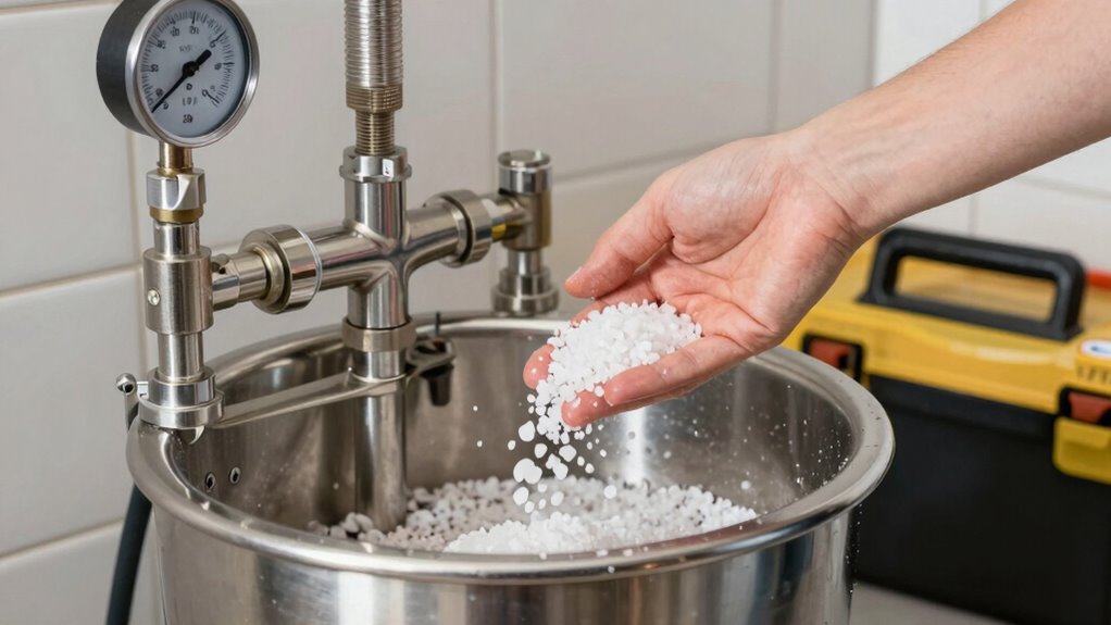 maintain water softener regularly