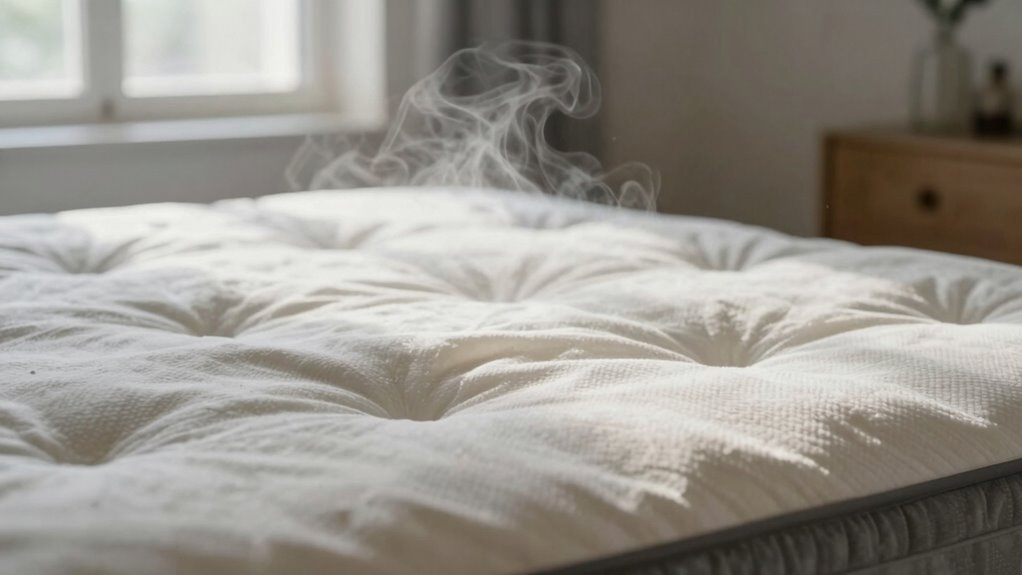 mattress odor and shape changes