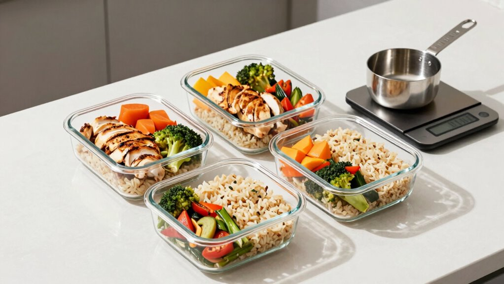 measure divide portion serve