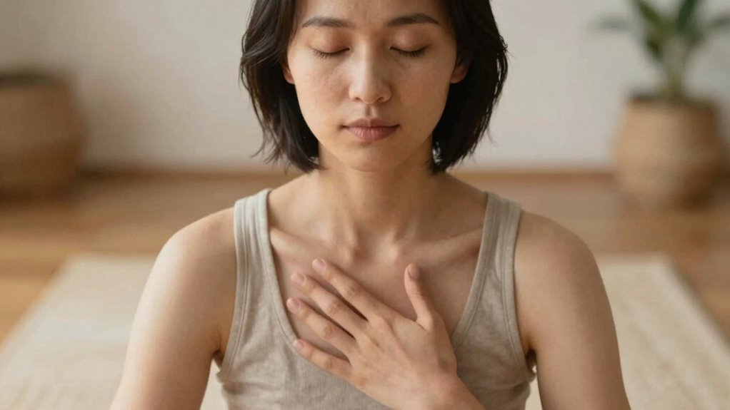 mindful breathing enhances authenticity