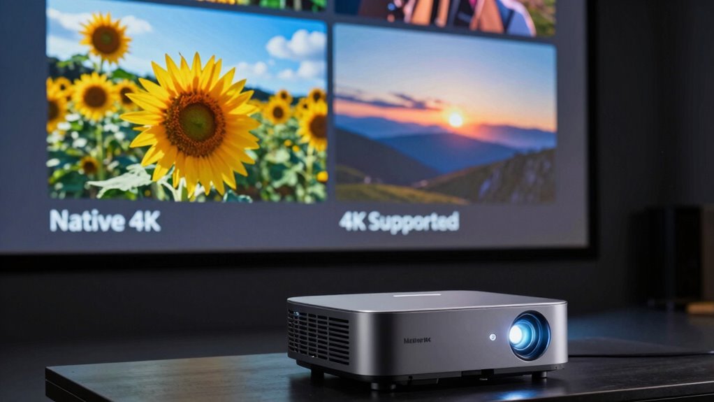 native 4k vs supported