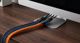 neat organized cable setup