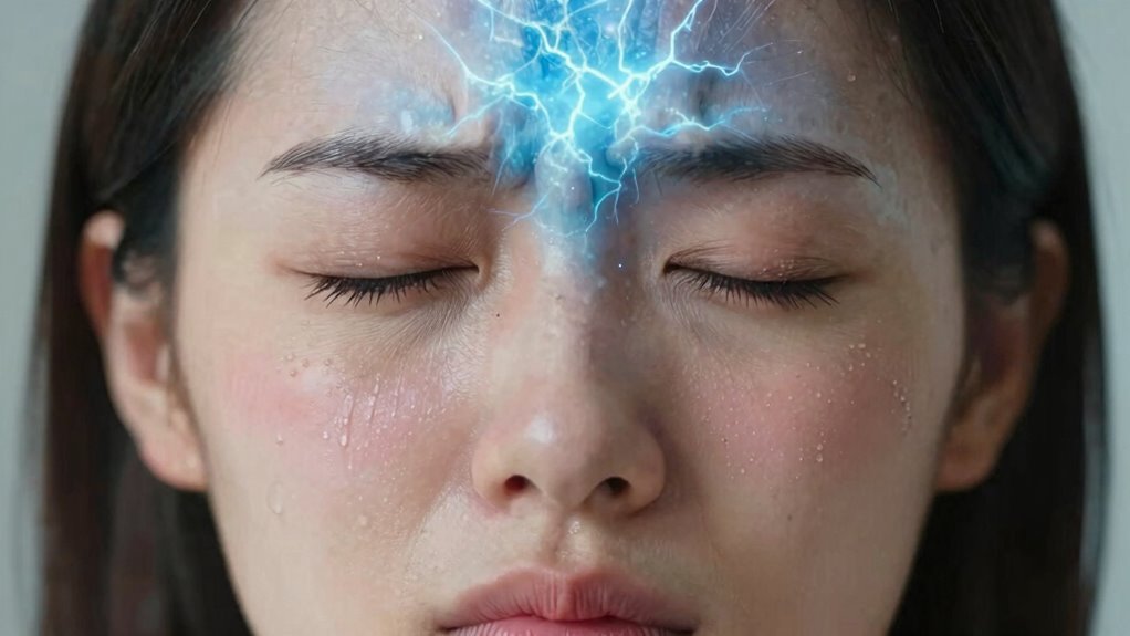 nerve misfire and blood