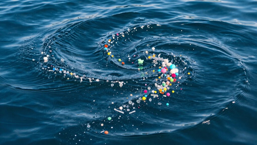ocean currents spread microplastics