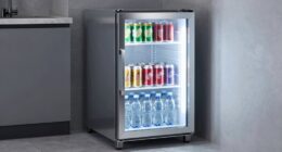 optimal beverage fridge placement