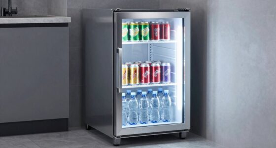 optimal beverage fridge placement