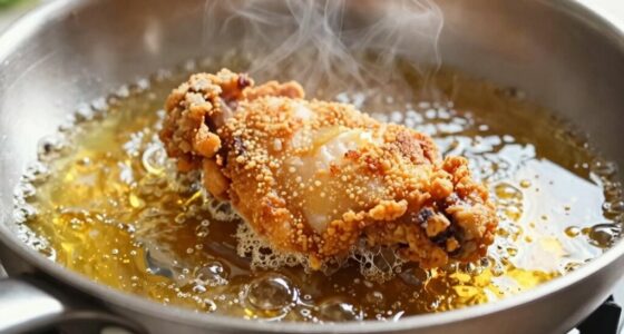 optimal frying oil temperature