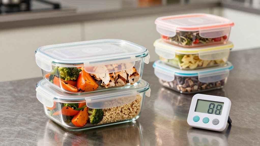 optimal glass meal storage