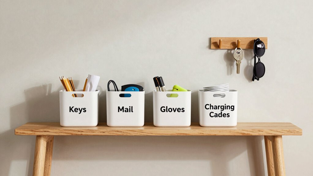 organize entry essentials efficiently