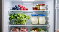 organize fridge by zones